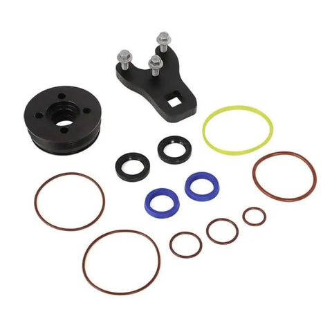 Top Gear Tilt Seal Kit For E-Tec 75-130Hp Outboards 2005-2019 Wrench Included 5008985 5008773 5008917 Fix Leaks And Restore Smooth Steering Action Today! black seal kit parts and wrench