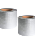 Heavy Duty Butyl Aluminum Foil Tape Sealant 2 Rolls That Work Like A Champ For Emergency Roof Leak Repair And Window Crack Fix Outdoor Pipe Leak Stop Tape Waterproof Sealing Tape For Glass Metal Wood Plastic Tiles And More