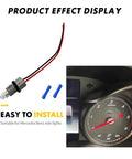 Mercedes Benz C Class Side Marker Light Socket Harness And Bulb Repair Kit for W203 W204 1998 to 2012 installation display