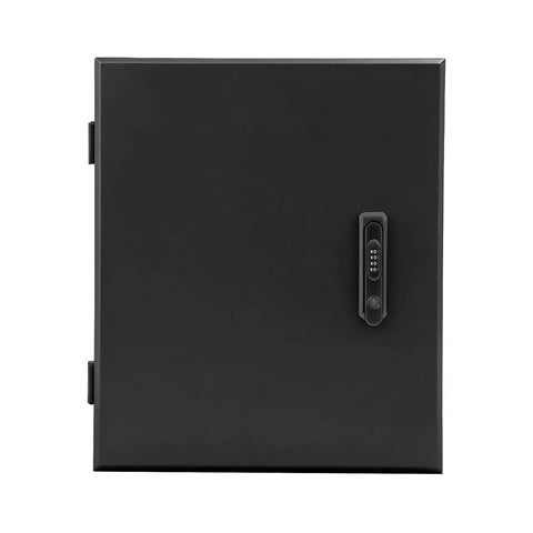 Hella Tough Wall Mounted EV Charger Outdoor Enclosure Rugged Weatherproof Protection Shell with lockable access.