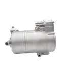 B Class Vito Smart AC Compressor Hybrid Replacement With Precision Scroll Piston And Lightweight Aluminum Body OE A0032305111 SHS33H4155 Plug And Play Fit For Easy Install And Reliable Quiet Cooling, silver aluminum body side view
