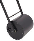 Garden Seeder Hand Push Row Crop Planter Walk Behind Manual Seeder Machine wheel showing durable iron and plastic build.