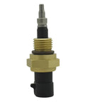 Heavy Duty Water Temperature Sensor For Cummins Isx Qsx Isf 2.8 Isbe Isc 8.3 Engine Coolant Gauge Replacement 4088832 4076841 361100054, brass and black temp sender unit.