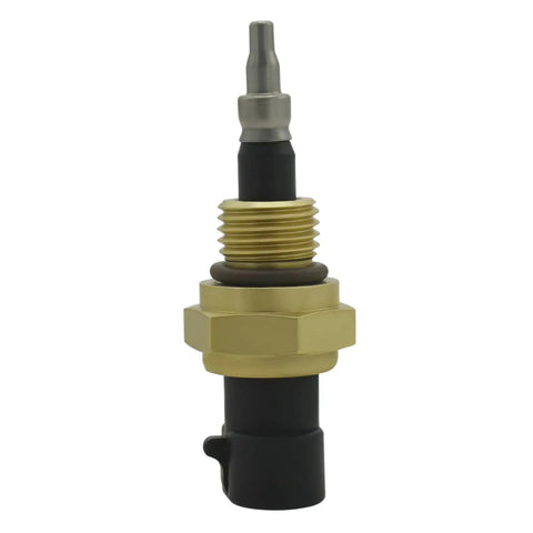 Heavy Duty Water Temperature Sensor For Cummins Isx Qsx Isf 2.8 Isbe Isc 8.3 Engine Coolant Gauge Replacement 4088832 4076841 361100054, brass and black temp sender unit.