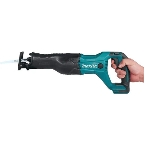 18V Cordless Reciprocating Saw Tool Only With Variable Speed Trigger And Tool Free Blade Change in use, one-handed operation