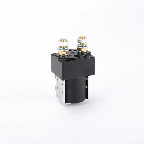 ZJW125D Electric Forklift Truck Main Contactor And Steering Solenoid Valve For Powered Stackers Pallet Lifts Heavy Duty 24V DC Operation Part, close-up view.