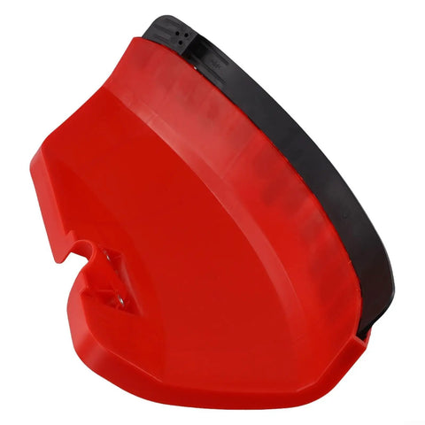 Heavy Duty String Trimmer Guard Shield With Metal Connector For 28mm Shaft, red and black protection cover, outdoor tool accessory