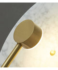 Retro Round Wall Sconces Crafted From Premium Copper With Rust Proof Build And Glare Free Warm Glow To Level Up Your Bedroom Bedside Or Living Room Setup Today 32 Cm Fixture on marble surface.