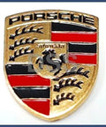 Porsche Key Head Crest Genuine Part Red Fits 986 Boxster 996 Cayenne And Carrera GT Models OEM Quality Replacement With Authentic Look