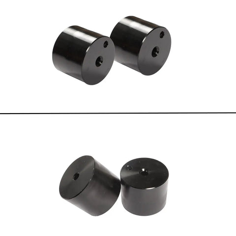 CNC machined alloy spacers from 2.5 Inch Front Leveling Kit With Track Bar Bracket For Ford F250 F350 F450 4WD 2011 2020 Lifts Front End