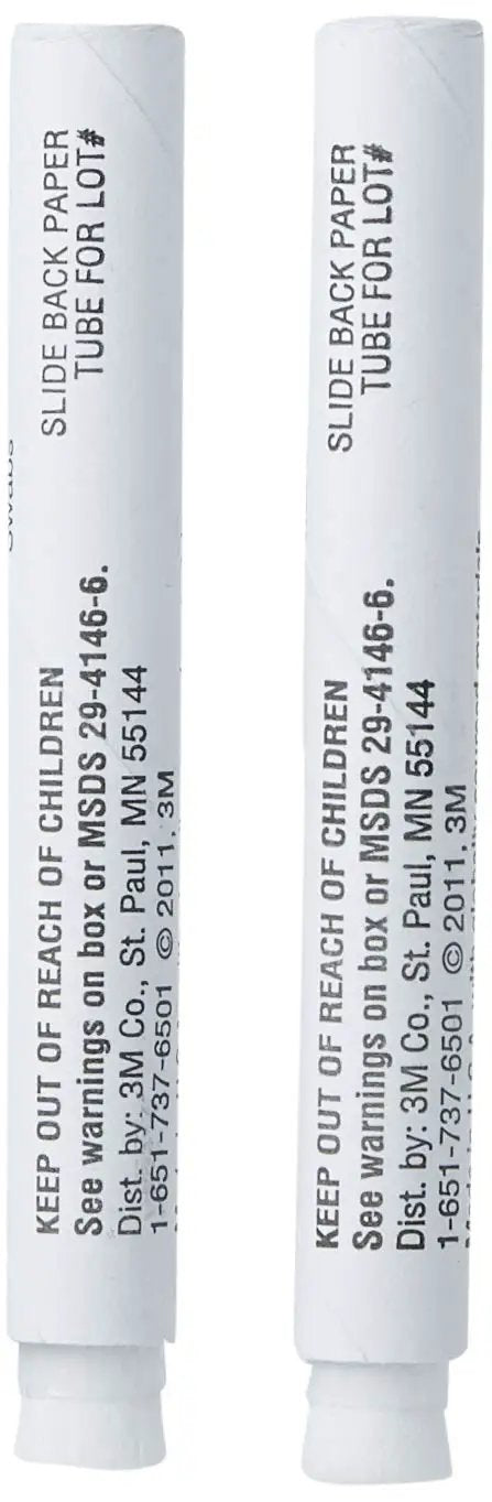 Back view of Instant Lead Test Swabs Pack Of Two For Quick Surface Lead Check EPA Recognized Simple To Use Crush Shake And Swab