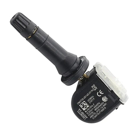 Close-up of Ride Ready Tire Pressure Monitoring Sensors With Live Temp Gauges and Instant Alert Signals for Chevy Volt 2017 to 2020.