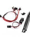 M1.4 RC Rock Lights Kit With Controller Underglow For SCX24 AX24 FCX24M One Twenty Four Scale RC Crawler Cars Bright White LED