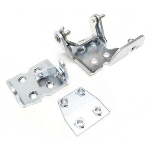 Two Pack Front Right Passenger Side Door Hinges Chrome Finish Auto Replacement Kit For Front Doors Includes Two Hinges Durable Build