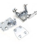 Chrome Front Right Door Hinge Set For GMC Chevy Cadillac Fits Escalade Tahoe 2000-2006 Front Passenger Side Set Of 2
