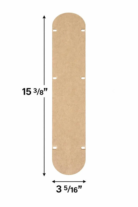 Zero Clearance Insert For Dewalt Sliding Compound Miter Saws DW718 with dimensions 15 3/8" x 3 5/16"