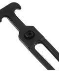 Rugged Rubber T Handle Hasp Draw Latches for toolboxes, close-up view showing durable construction and easy install design