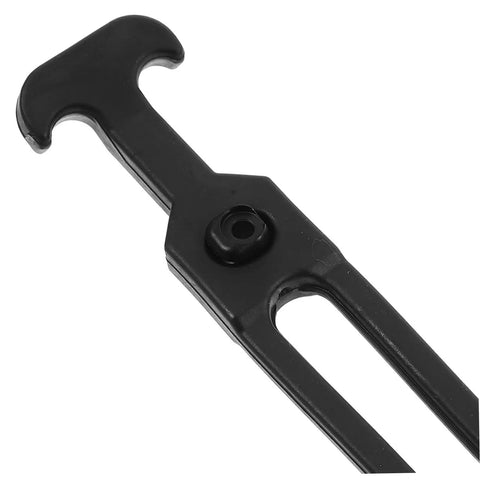 Rugged Rubber T Handle Hasp Draw Latches for toolboxes, close-up view showing durable construction and easy install design