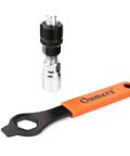 Bike Crank Extractor Puller Set With 16mm Spanner Wrench For Square Thread Taper Crank Arms And Cranksets Easy Install And Smooth Operation