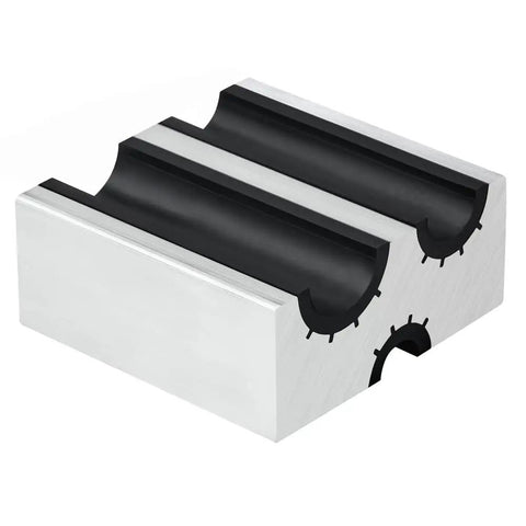 Universal Barrel Clamp For Firearms, Aircraft Grade Aluminum Vise Grip With Non Marring Urethane Lining, Silver And Black