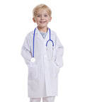 Child in Cool Kids Doctor Lab Coat Costume For Boys And Girls Realistic Scientist Dress Up Coat For Role Play Durable Polyester Cotton Lab Jacket