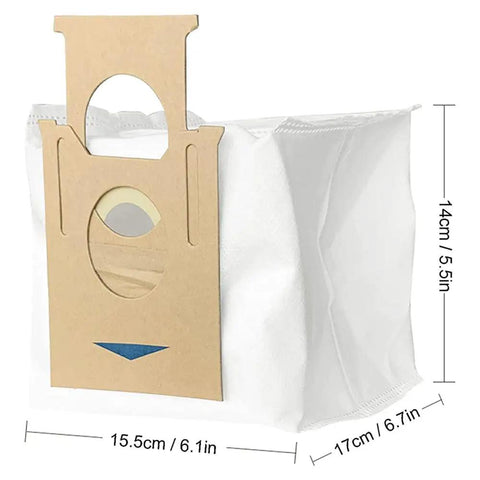 Dust bag from Must Have All In One Replacement Parts Kit For DEEBOT OZMO T8 AIVI T8 N8 Pro Plus Robot Vacuum, 17cm x 14cm