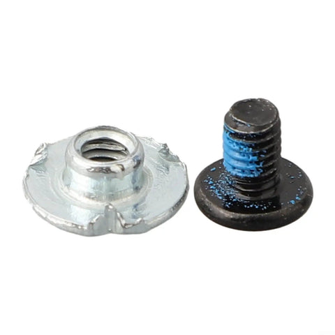 Replacement Screws For Roller Skates 50 Pack Black Buckle Screws For Quad And Inline Skate Hardware Repair And Maintenance 8mm Metal Fixing Screws