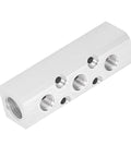 Aluminum Pneumatic Manifold Air Distribution Block With G12 Inlet And G14 Outlet 30X30mm Ports Built Tough For Industrial Grade Compressed Air Systems SY30023F