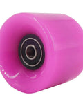 58mm 82A Skateboard Wheels Set Of 4 With ABEC7 Bearings And Spacers Pink Dope Wheels For Street And Park Skating Smooth Ride On Pavement And Ramps Durable Polyurethane Cruiser Wheels