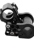 Adjustable Double Stem For Bikes CNC Aluminum Alloy Shockproof And Lightweight Multi Angle 53 To 71mm Range Anti Loosen Design