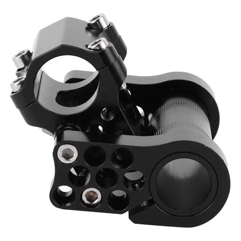Adjustable Double Stem For Bikes CNC Aluminum Alloy Shockproof And Lightweight Multi Angle 53 To 71mm Range Anti Loosen Design