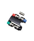 Remote Kit For Coax Explorer2 Tester With Snap On Remote Holder, Four Color Coded Remotes And F Adapter, Maps Up To Four Locations