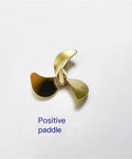 32mm Brass Left Hand 3 Blade Propeller for RC Submarines With M3 Shaft Hole
