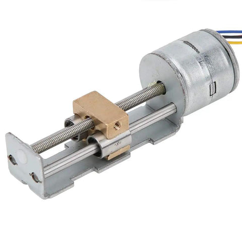Compact Linear Stage Actuator With Slide Rail And Lead Screw For Precision Measuring Devices, 3D Printers And Robotics, Stepper Motor