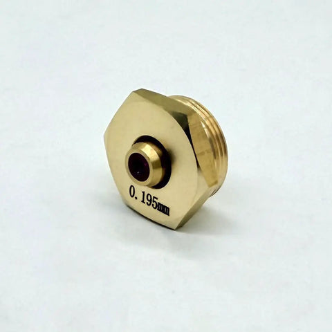 Ruby 0.195mm EDM Wire Guide Nozzle Tip For EDM Wire Cutting Machines Pro Grade Ultra Precision Wear Resistant