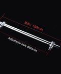 Heavy Duty Aluminum Sliding Shower Door Handle With Towel Bar Adjustable Hole Distance Knobs A Solid Replacement For Interior And Exterior Bathroom Doors
