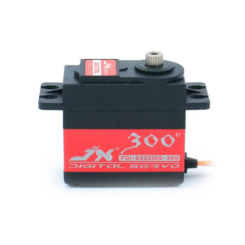 25kg Metal Gear Brushless Digital Servo For RC Cars With 300 Degree Rotation, CNC Aluminum Shell, Dual Ball Bearings