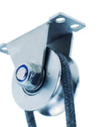 Heavy Hitter 304 Stainless Steel Groove Caster Wheel With Double Bearing 4 Inch Sheave Pulley for Wire Rope Sliding Door Rail System