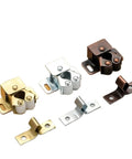 20 Pcs Metal Cabinet Latch For Wardrobe Door With Easy Install Spring Catch To Keep Kitchen Cupboards And Storage Units Locked Tight Secure And Stylishly, assorted finishes.