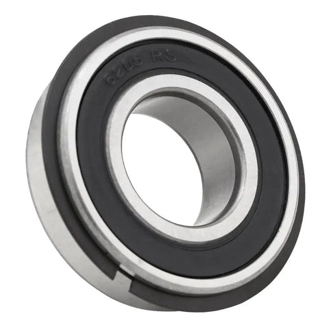 Shop Tested Garage Ready 100 Pack Of 6205nr Deep Groove Radial Ball Bearings Featuring Dual Metal Shields And Locking Snap Rings Sized 25Mm X 52Mm X 15Mm with rubber shield.