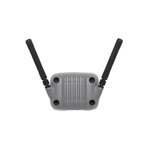 Front view of 2 Drone Digital Transceiver For DJI Systems Easy Install Accessory Kit to boost wireless link with dual antennas.