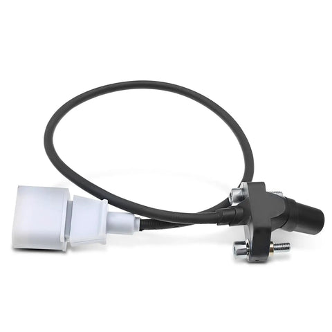 Engine Crankshaft Position Sensor For Volkswagen Beetle Bora Golf Golf SportWagen Jetta Passat Rabbit 2.5L L5 2005 To 2014 OE Replacement With Precise Sensing Reliable Performance And Easy Plug In Install, black sensor with cable and 3-pin connector