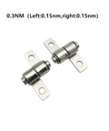 Ball Bearing Door Hinges 1 Pair With 360 Degree Rotation And Friction Damping 0.3Nm Torque Silent Operation Durable Interior Exterior Hinge Set For Residential And Commercial Doors on white background