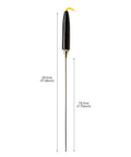Type K Thermocouple Probe 0 To 1100C Temperature Sensor 3mm Diameter By 200mm Length Fork Terminals 5mm WRNK-187 visible