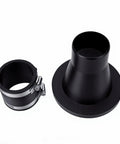 Heavy Duty 2.5 Inch Dust Collection Fittings With Slick Quick Connect Coupler And Tough Steel Port Receivers Two Pack Hose Adapter Kit.