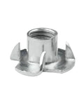Four Claw T Nuts 20Pcs Zinc Plated M2 Blind Insert Tee Nut For Wood Furniture And Speaker Enclosures Beefy Rock Solid Pronged Fasteners