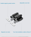 Push To Open Magnetic Cabinet Latch With Heavy Duty Spring Door Catch And Drawer Closer Touch Release components displayed.