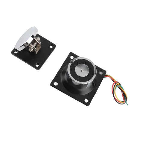Heavy Duty 12V-24V Electromagnetic Door Holder With Super Strong Suction For Wooden Or Iron Fire Doors, Cast steel mechanism with wiring.