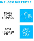Image stating 'Why Choose Our Parts?' with icons for 'Ready To-Go Shipping' and 'Best Trusten Value.'
