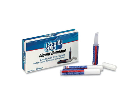 SmartCompliance General Business Cabinet Refill, Liquid Skin Bandages For Minor Cuts And Scrapes, Quick-Drying Wound Care